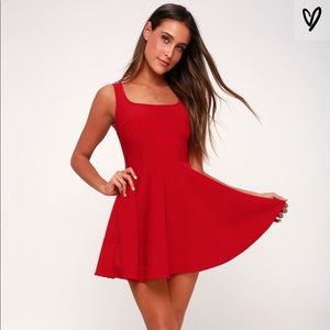 lulu's home before daylight red dress